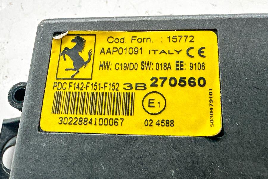 Ferrari , 458, FF, and F12 Berlinetta Parking sensor ECU LH, OEM, Part number: 270560