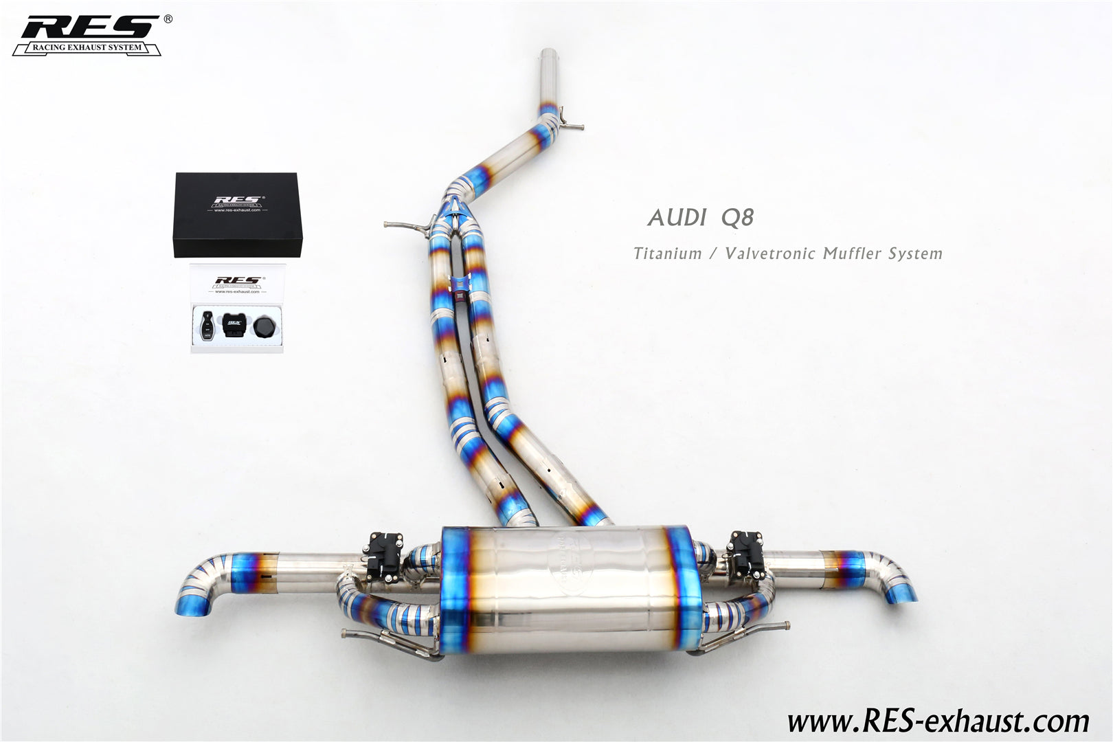 Exhaust system Audi Q8 3.0T Titanium