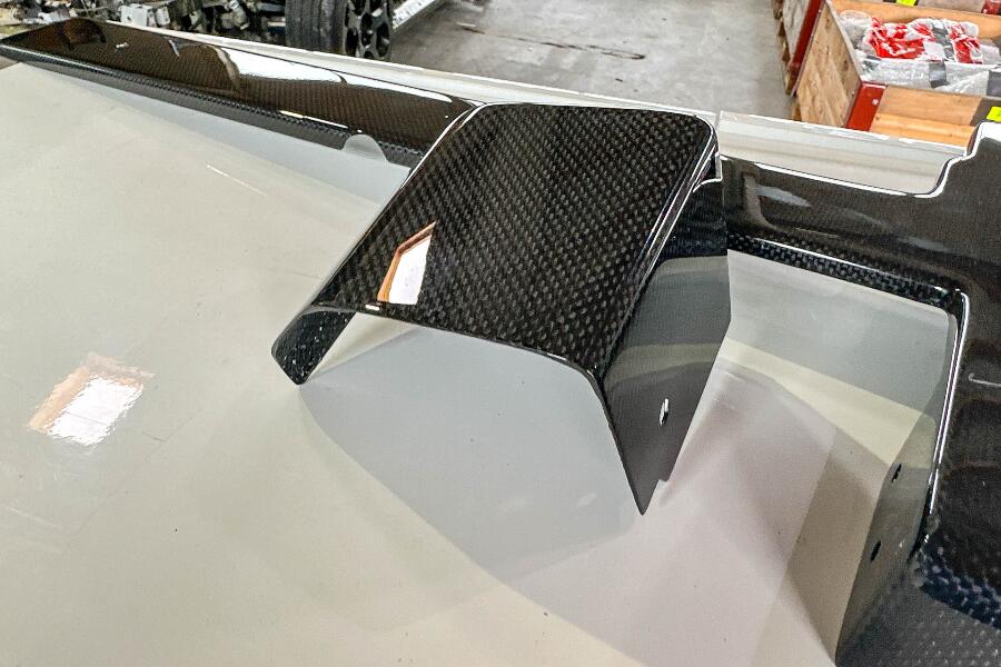 Lamborghini Murcielago Carbon fiber engine cover, OEM, Part number: 20010156