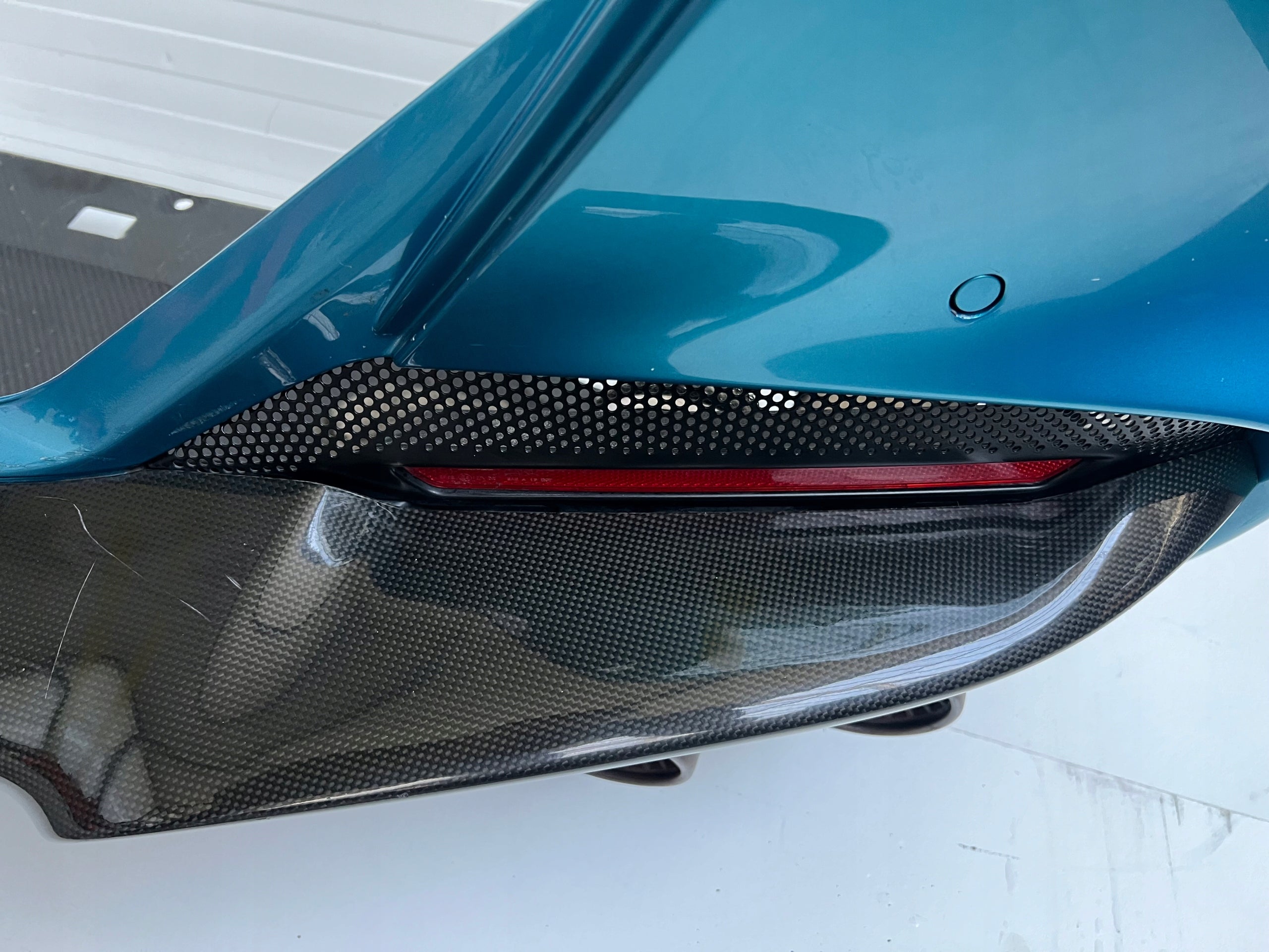 Ferrari Portofino M F164 Rear bumper W Carbon diffuser, OEM, Part number: