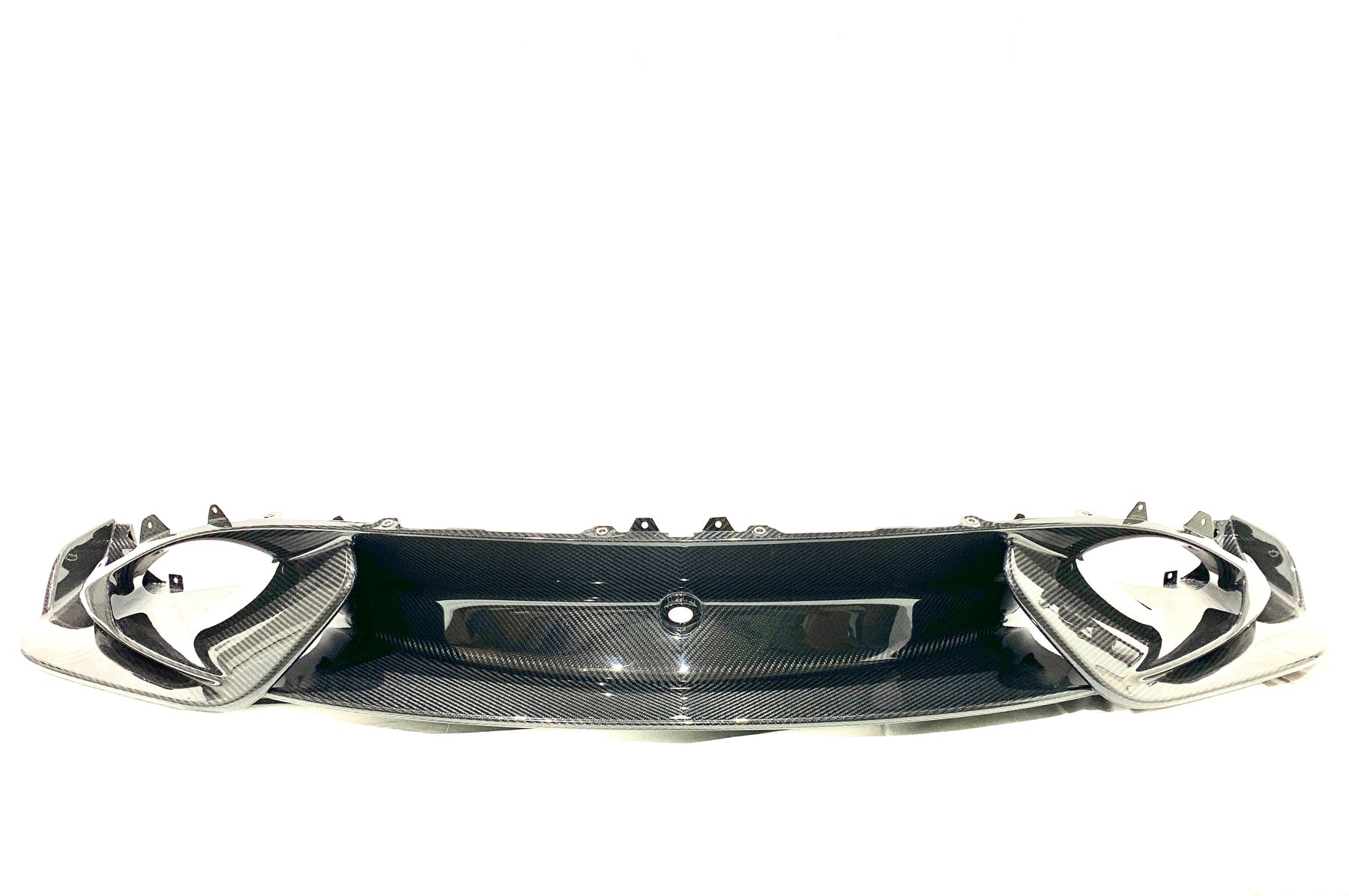McLaren 765LT Front splitter carbon fiber, OEM, Part number: 14AB975RPCFG