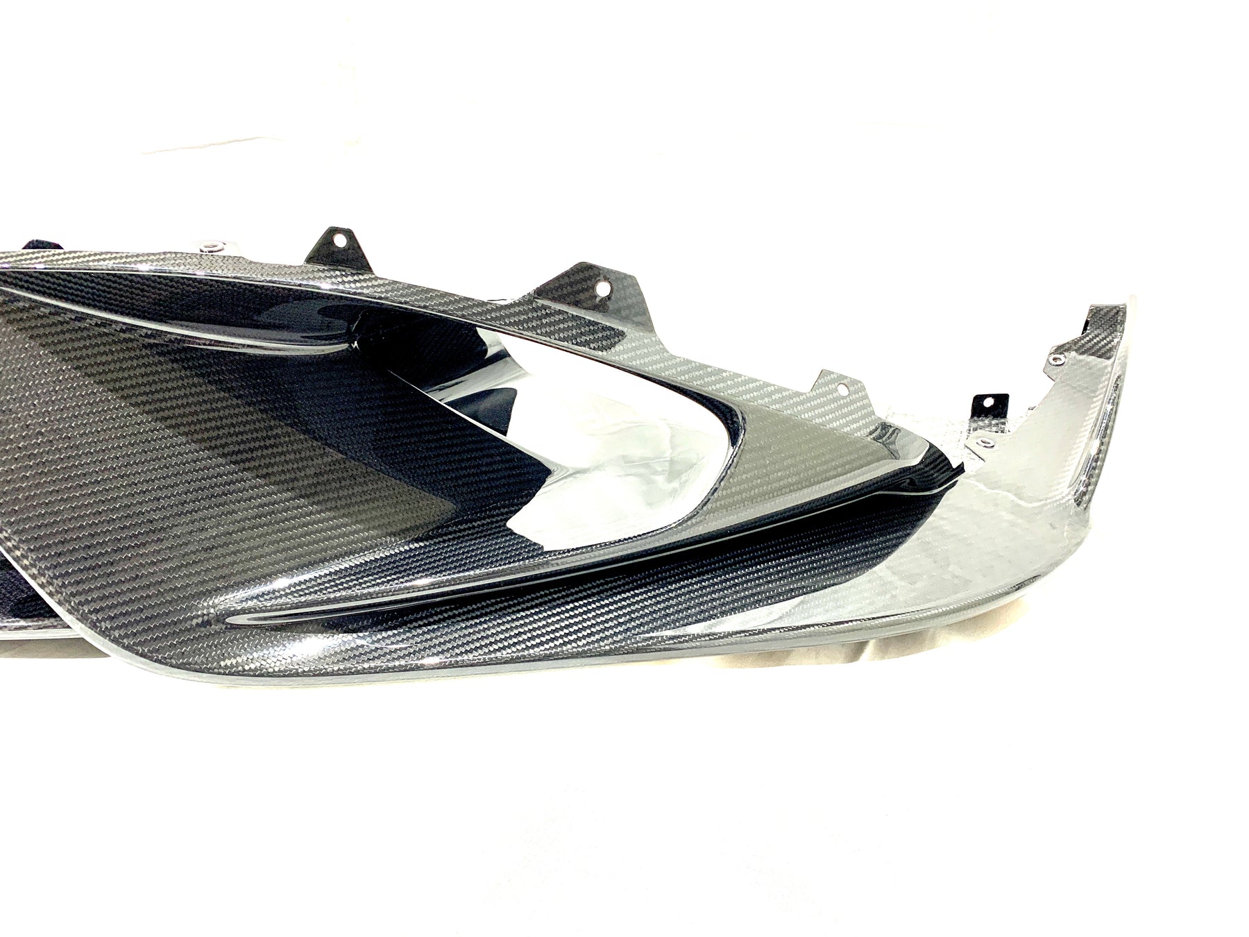 McLaren 765LT Front splitter carbon fiber, OEM, Part number: 14AB975RPCFG