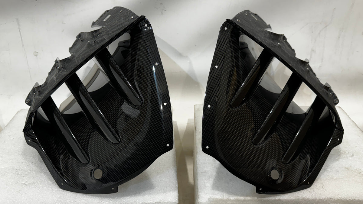 Ferrari 812 Competizione RH LH Rear air intake Carbon, OEM, part number: 821774 821772