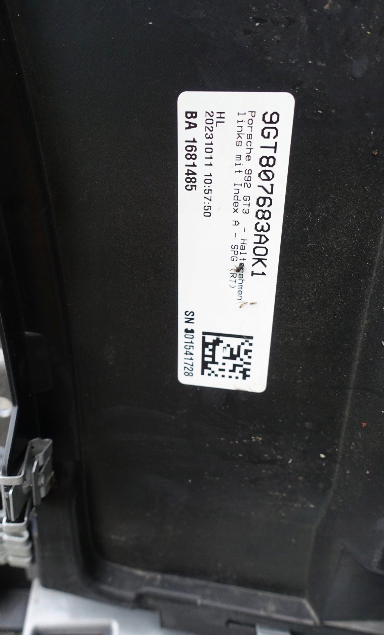 Porsche 992 GT3 Front bumper cover, OEM, Part number: 9GT807683A0K1