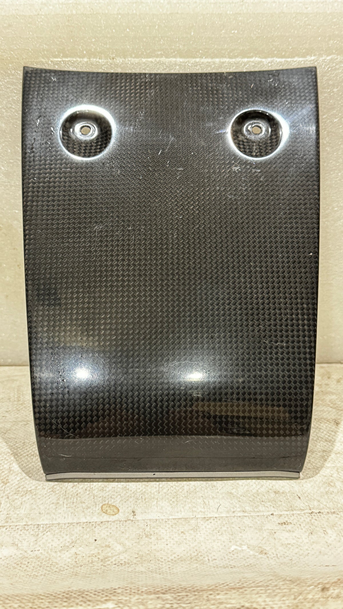 Ferrari 599 GTB Carbon Fiber Lower Center Dash Insert, OEM, Part number: 692493