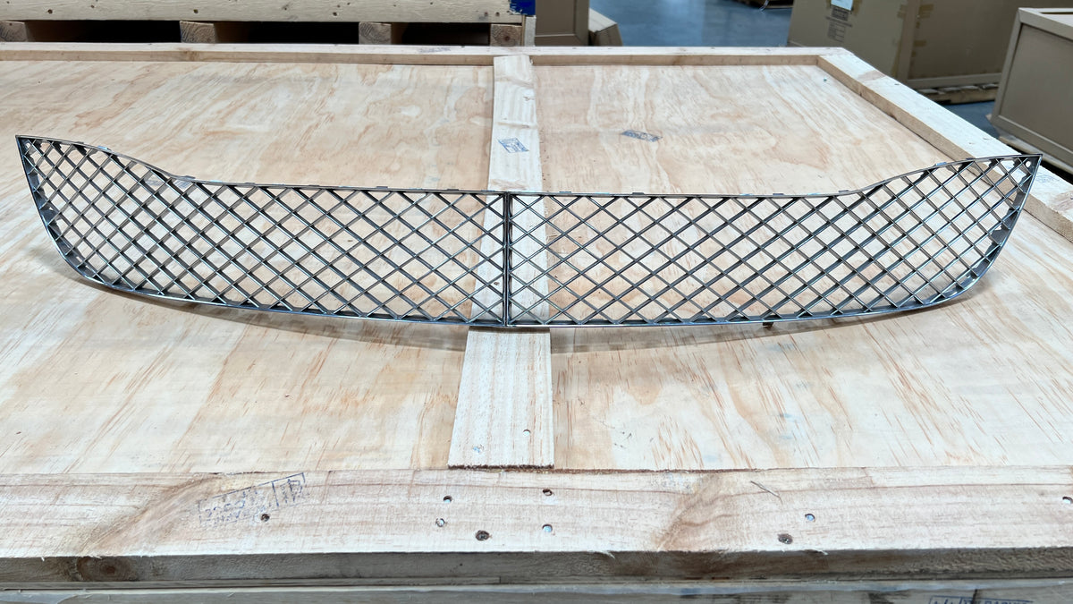 Bentley Continental GT GTC lower grill chrome, OEM, Part number: 3W8807667D