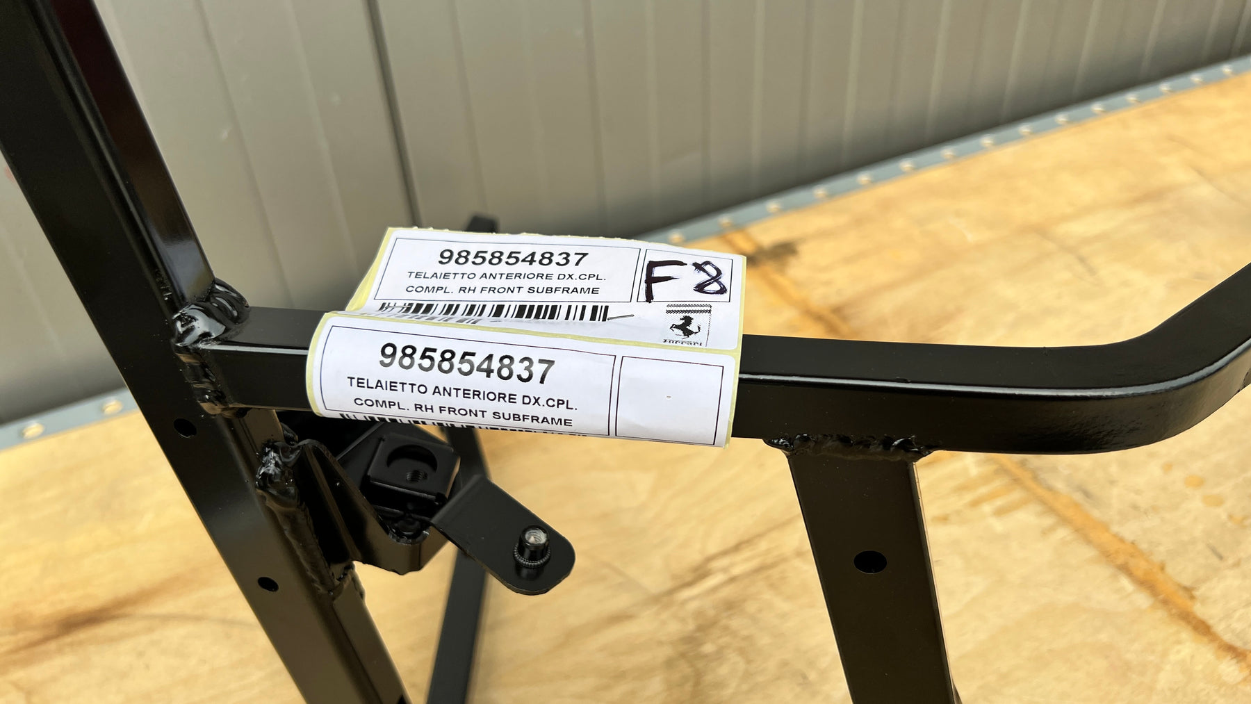 Ferrari F8 Tributo RIGHT front subframe, OEM, Part number: 985854837