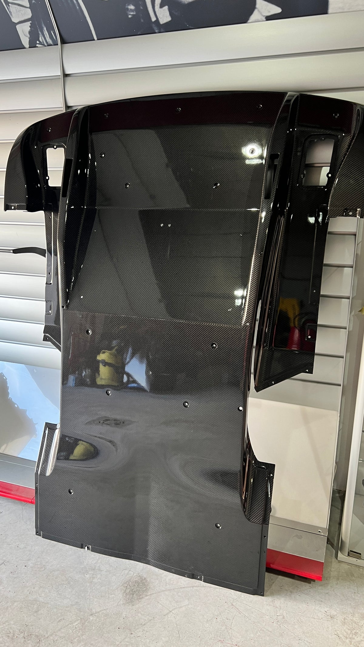 Porsche Carrera GT Rear Diffuser Carbon fiber, OEM, Part number: 98050443502