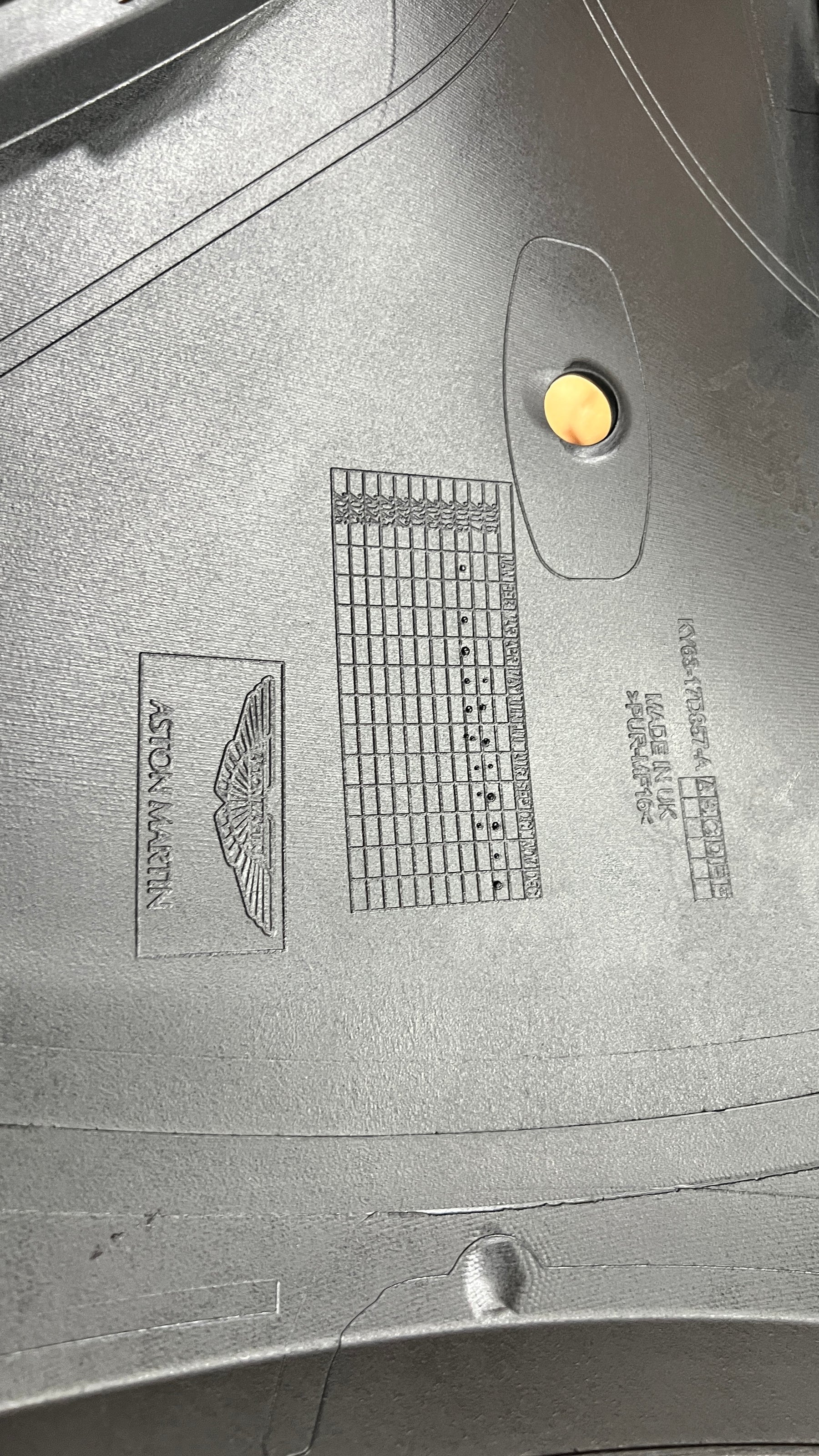 ASTON MARTIN Vantage front bumper with spoiler, OEM, Part number: KY63-17D957-A