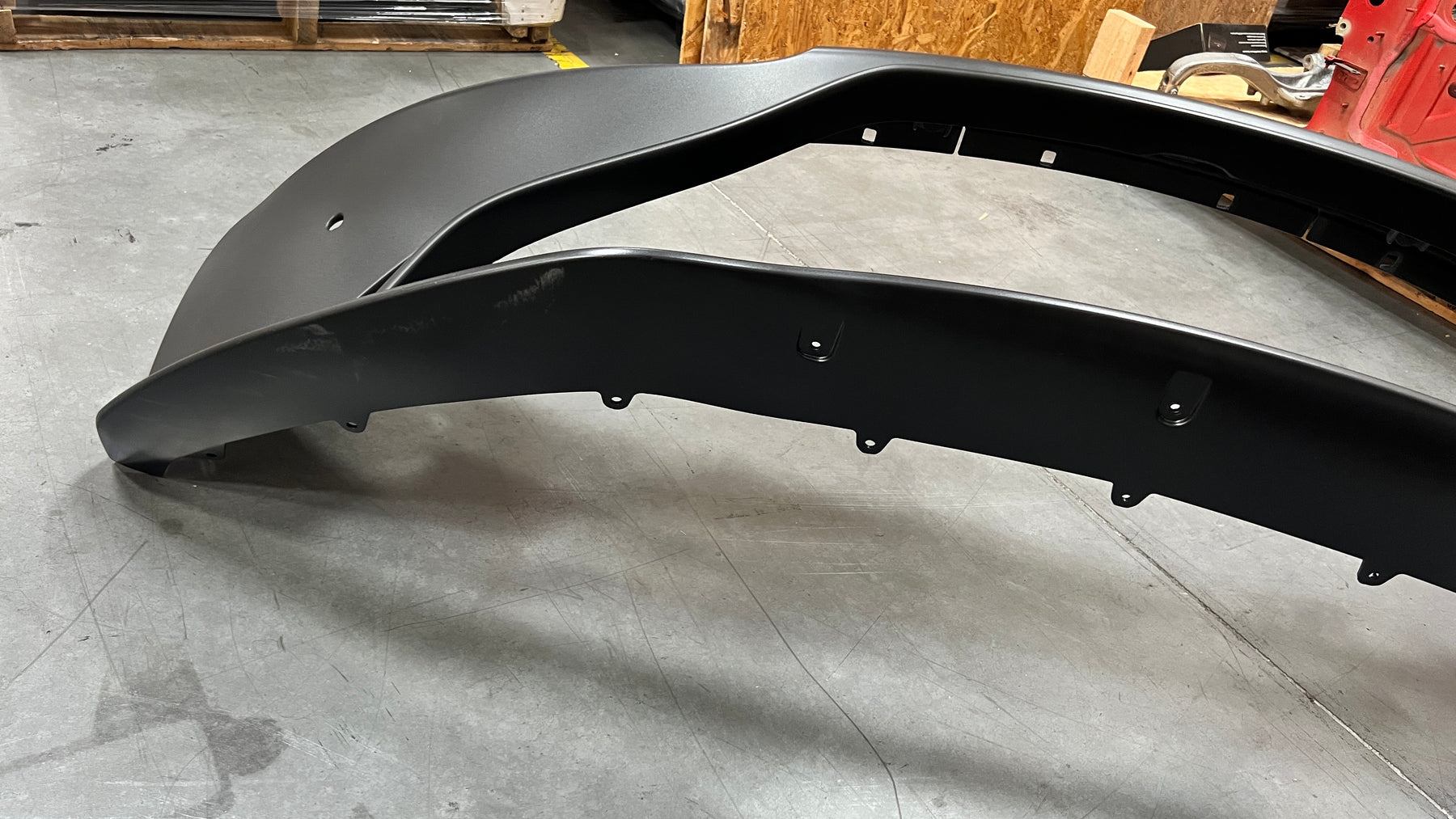 ASTON MARTIN Vantage front bumper with spoiler, OEM, Part number: KY63-17D957-A
