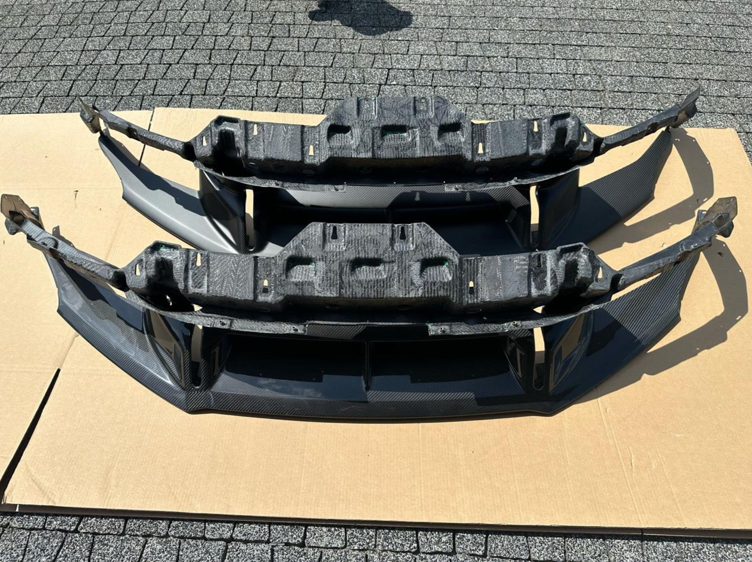 Lamborghini Huracan STO Front Spoiler bumper, OEM, Part number: 4T3807059B 4T3807059A