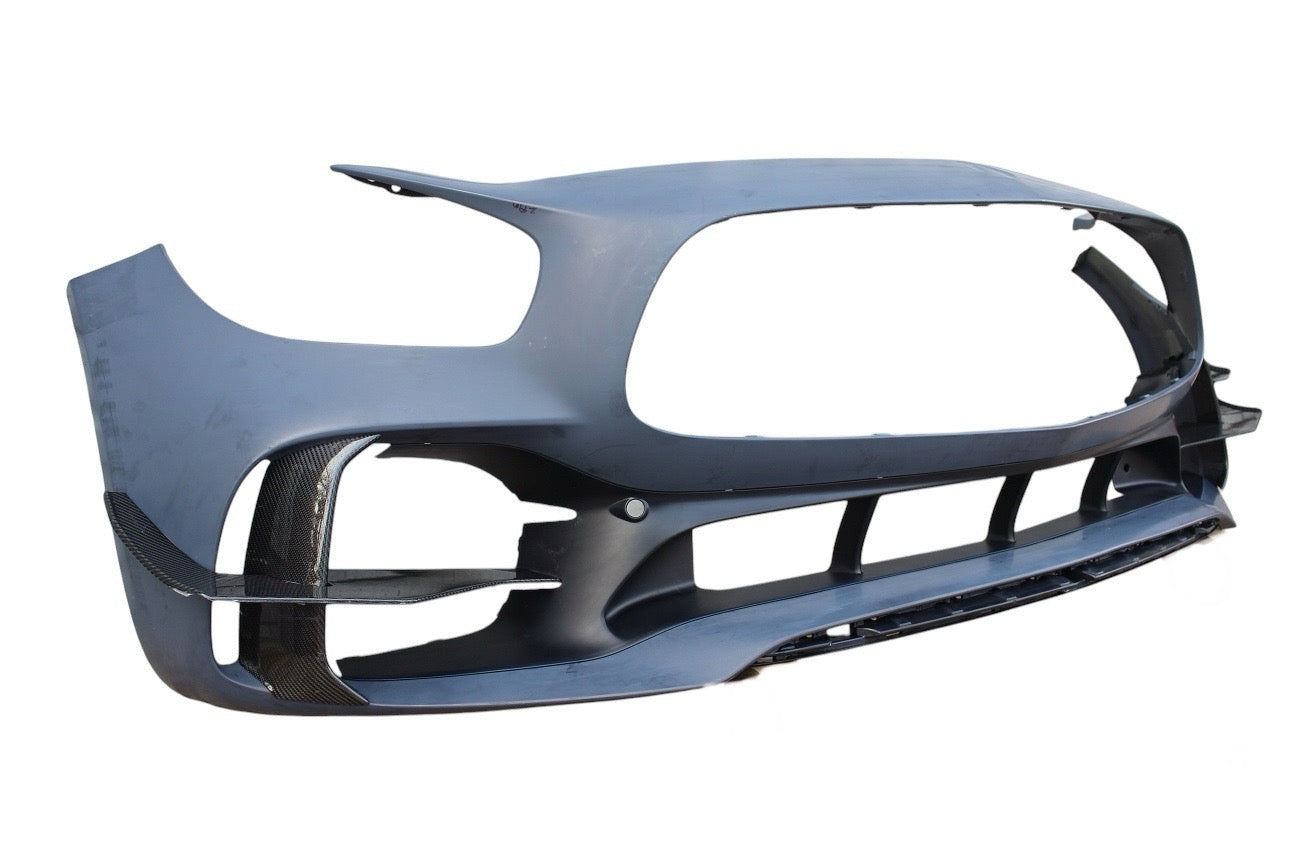Mercedes Benz AMG GT R front bumper cover with carbon, OEM, Part number:
