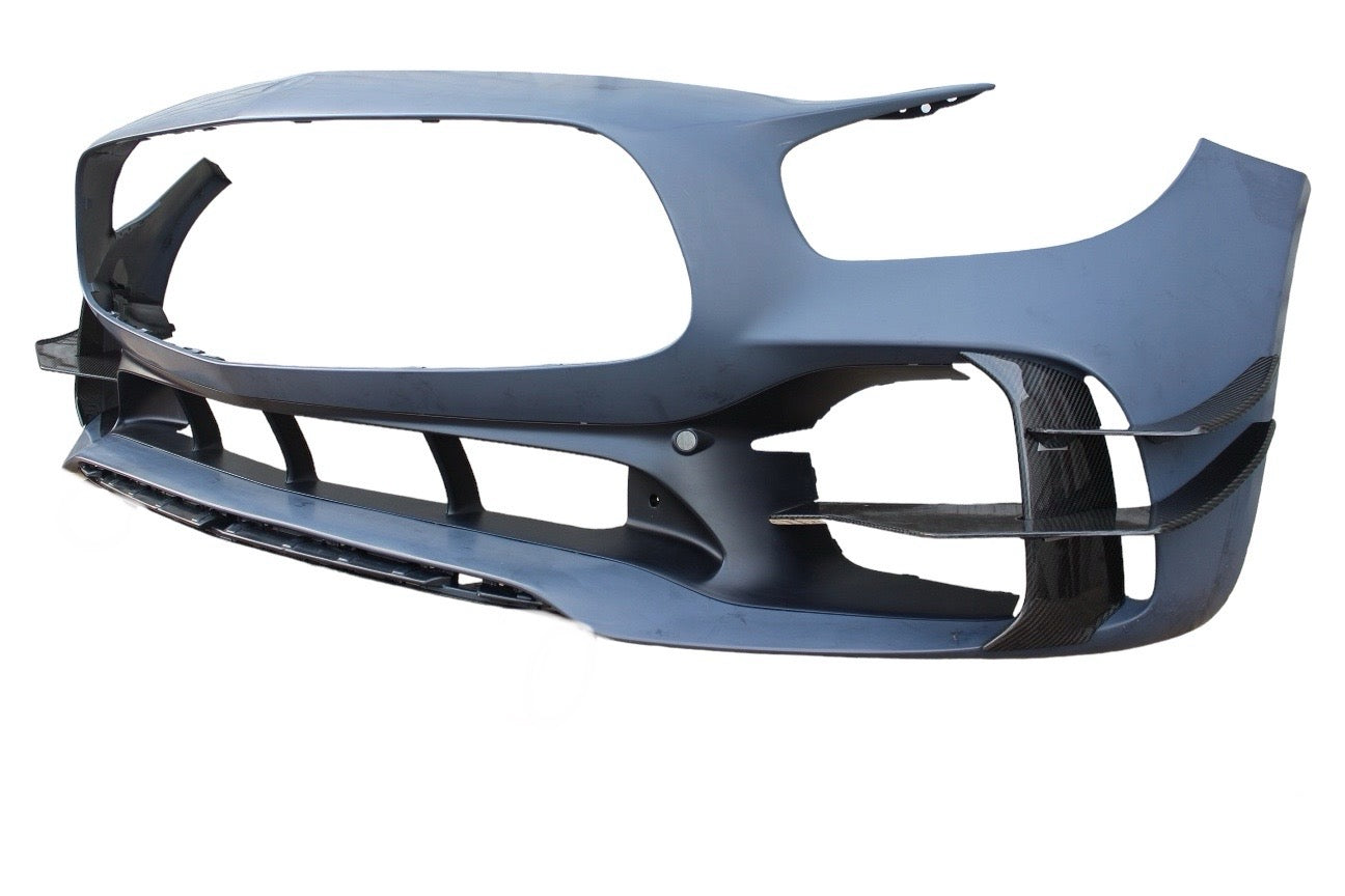Mercedes Benz AMG GT R front bumper cover with carbon, OEM, Part number: