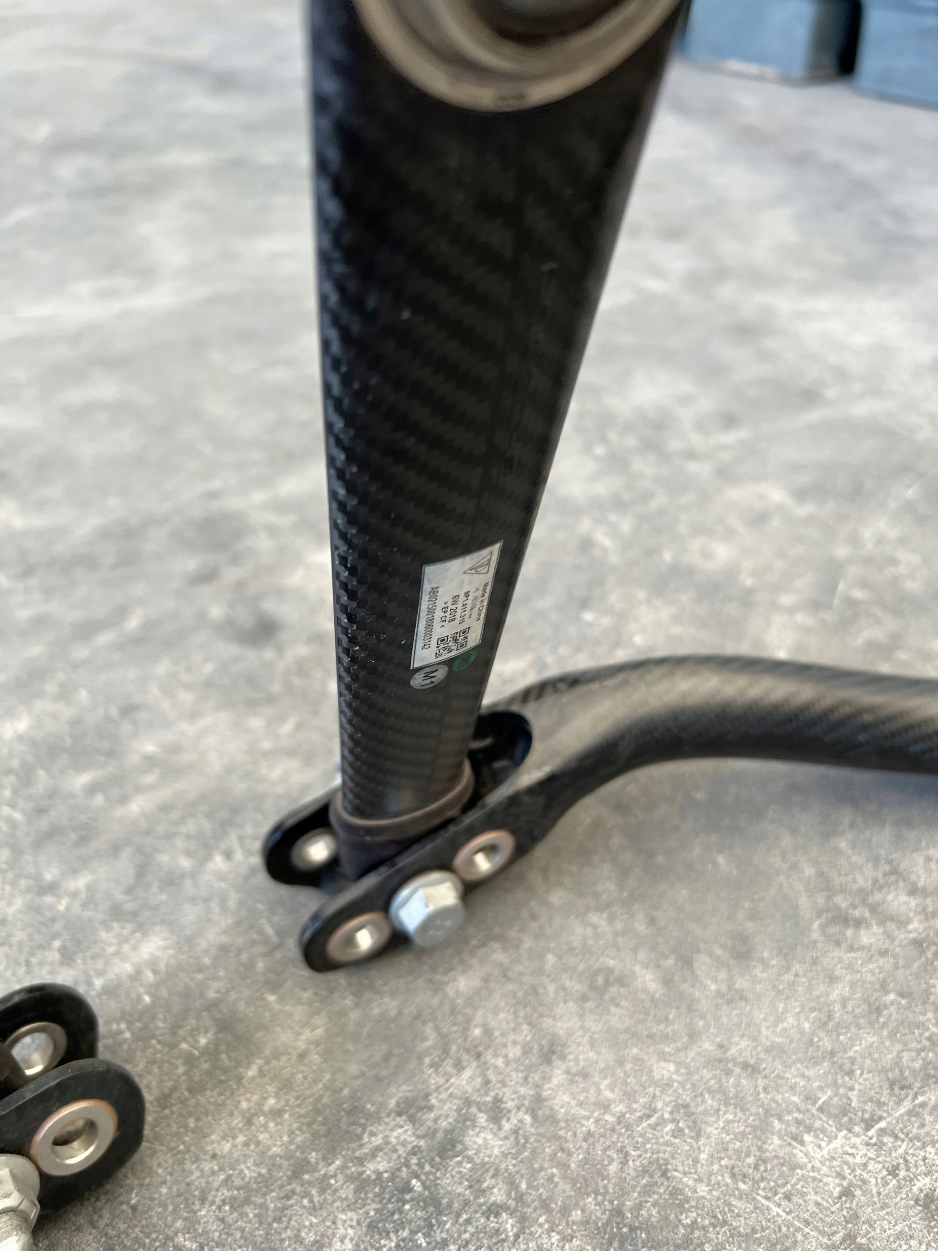 Porsche GT3RS Stabilizer carbon Weisach set, OEM, Part number: 9P1511467B