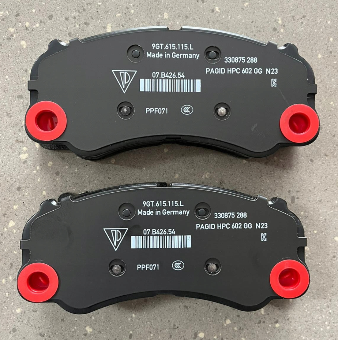 Porsche 992 GT3 GT4 RS Ceramic brake, OEM, Part number: 9GT698151L 9GT698151AA