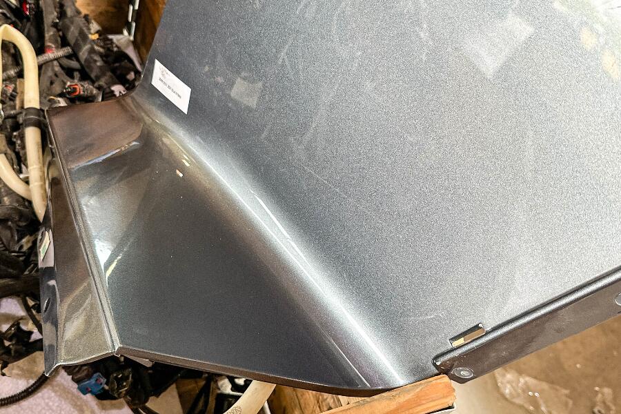 Lamborghini Aventador Quarter Panel Scoop Trim Cover LH, OEM, Part number: 470853507