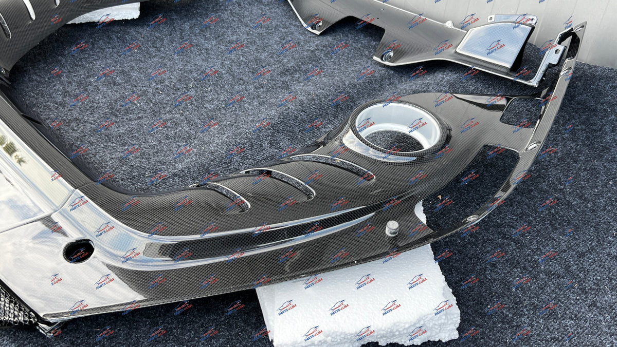 Ferrari 296 GTB Carbon fiber Rear Engine compartment set of 4 OEM Part number: - Carbon fiber engine cover