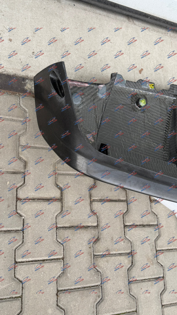 Ferrari 296 Speciale Rear diffuser OEM Part number: 55051619 - Carbon fiber rear diffuser