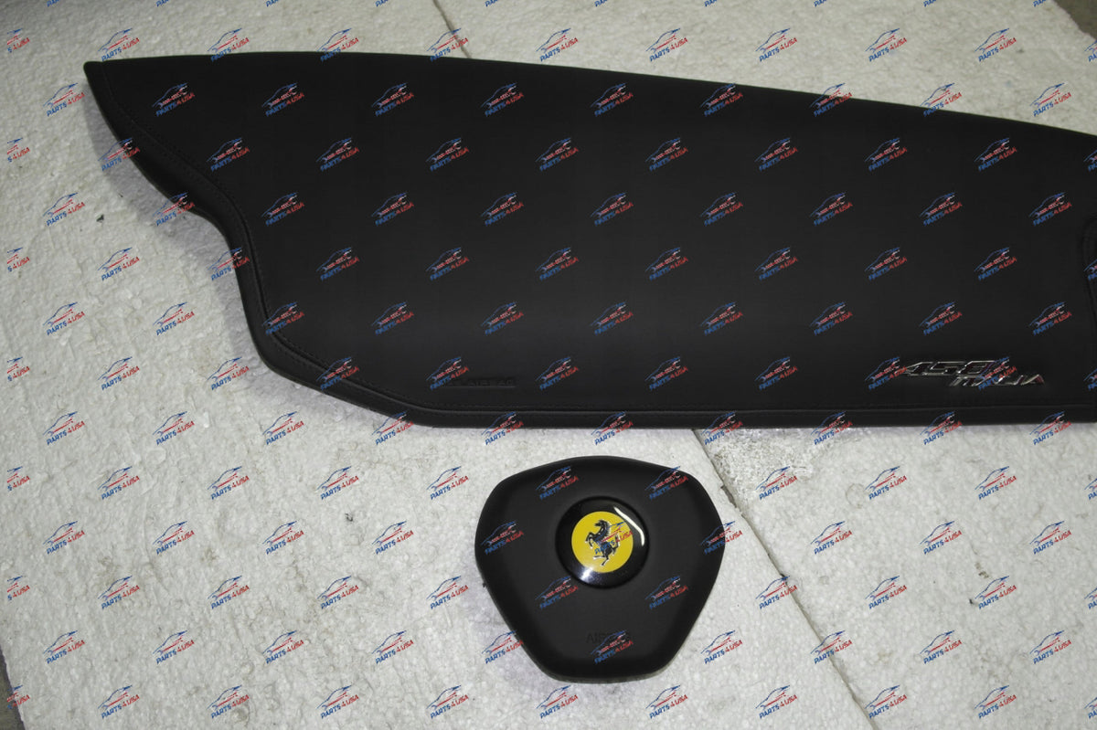 Ferrari 458 Italia / Spider Air Bag Steering Wheel And Passenger Cover Oem Part