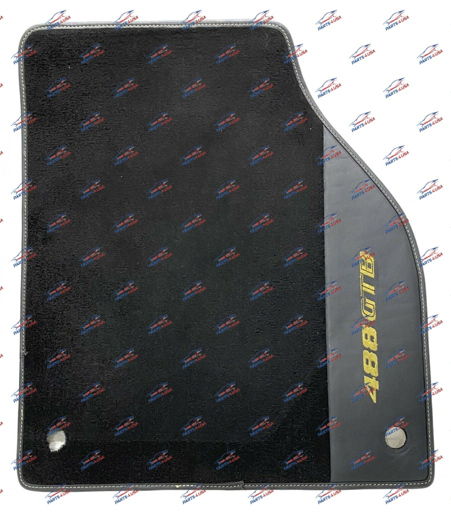Ferrari 488 Gtb Floor Matt Black With Yellow Stitching Oem