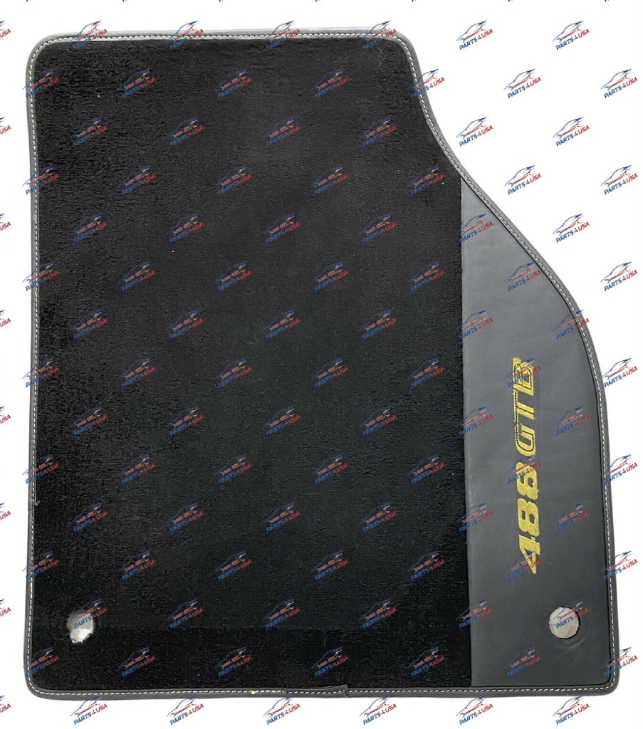 Ferrari 488 Gtb Floor Matt Black With Yellow Stitching Oem