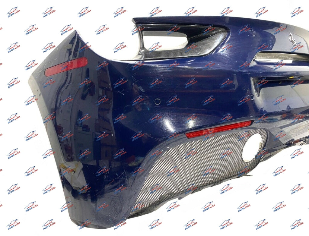 Ferrari 488 Gtb Rear Bumper Complete With Carbon Trim Part Number: 86637810