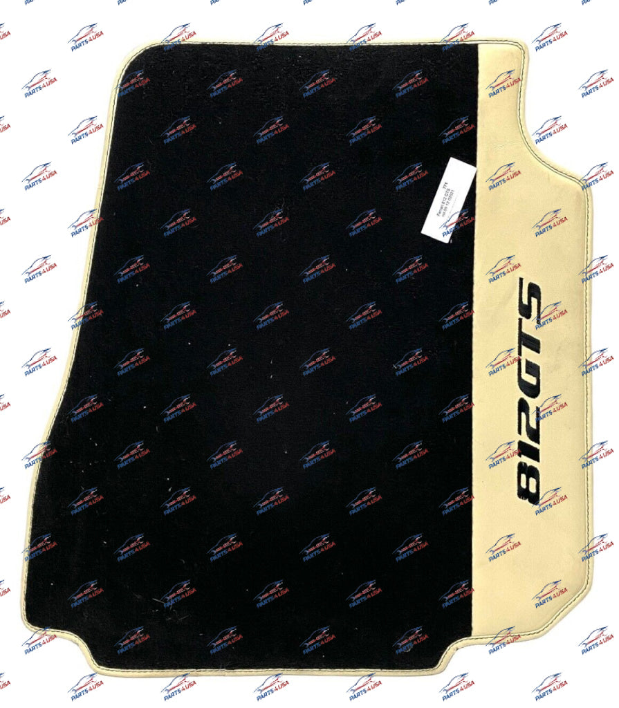 Ferrari 812 GTS original floor mats Black Camel color OEM, - Floor mat