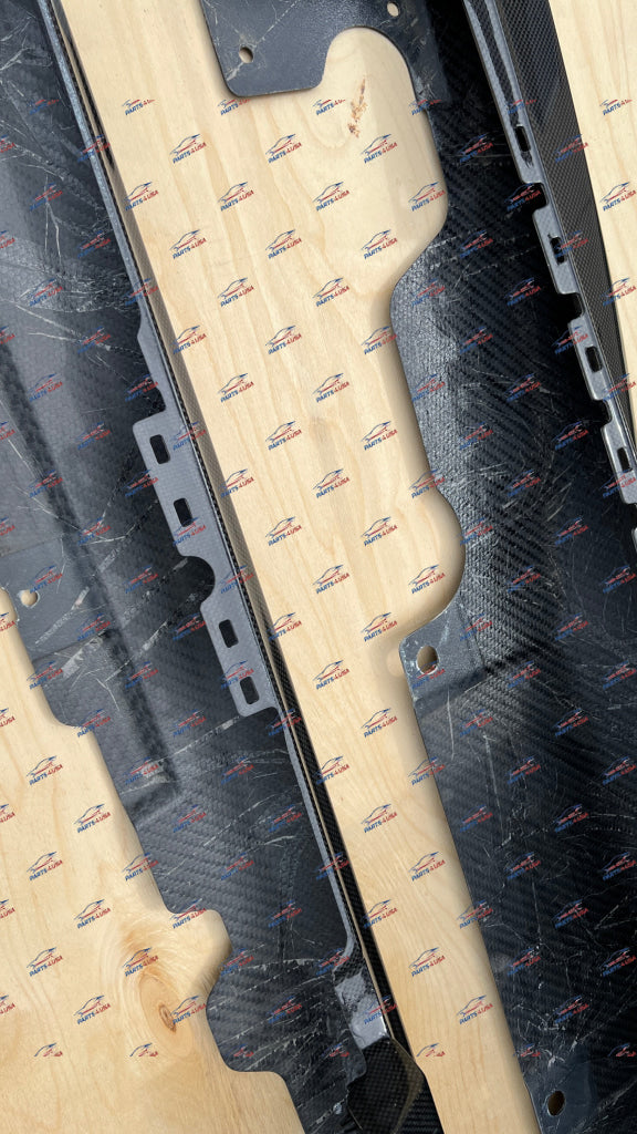 Ferrari 812 Superfast Gts Side Skirt Cover Outter Sill Carbon Oem Part Number: 89130300 Carbon Fiber