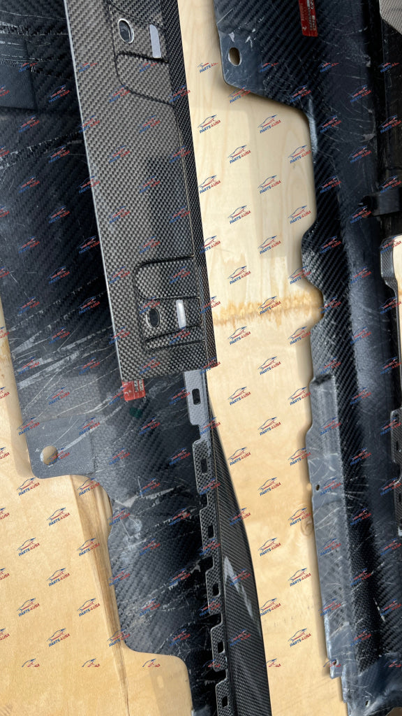 Ferrari 812 Superfast Gts Side Skirt Cover Outter Sill Carbon Oem Part Number: 89130300 Carbon Fiber