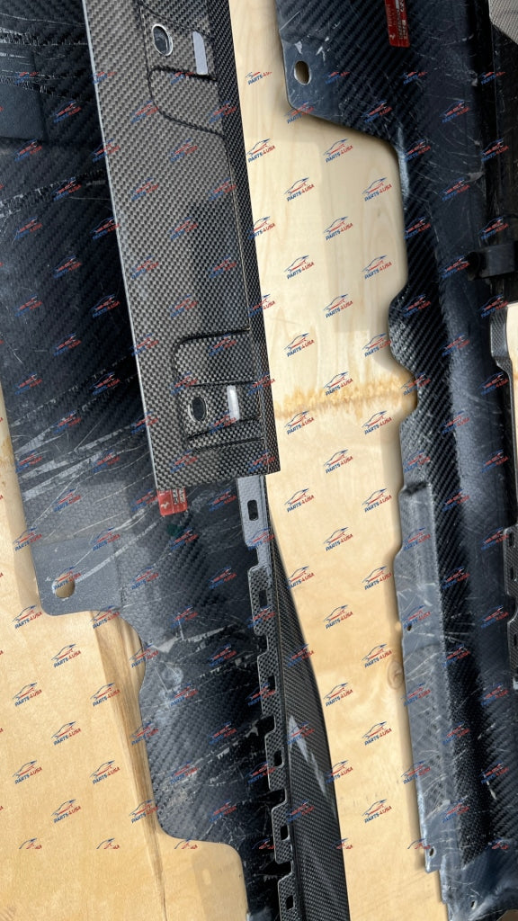 Ferrari 812 Superfast Gts Side Skirt Cover Outter Sill Carbon Oem Part Number: 89130300 Carbon Fiber