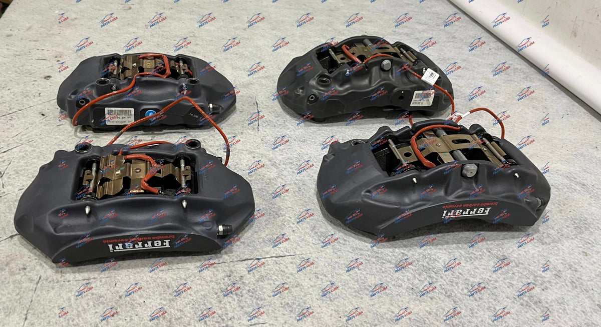 Ferrari California Brake Set Caliper And Brake Pads Of 4 Oem Part