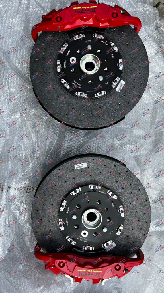 Ferrari F8 Tributo 488 Brake Set Complete Ceramic OEM Part number: - Brake set