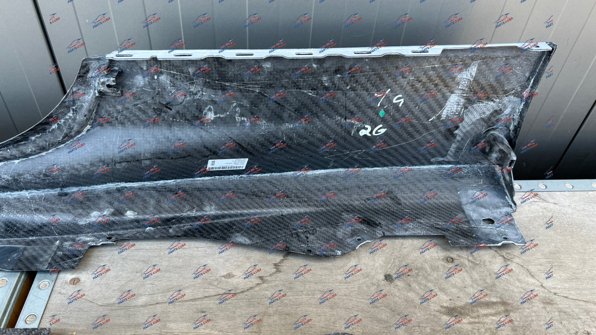 Ferrari F8 Tributo Side Skirt Carbon Fiber Part Number: 985881796