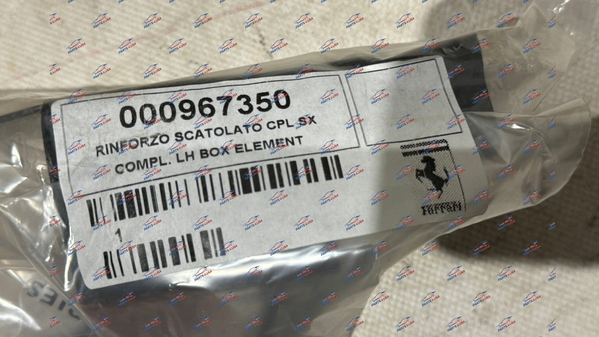 Ferrari F8 Tributo Spider Compl LH Box element reinforcement OEM Part number: 967350 - Bracket