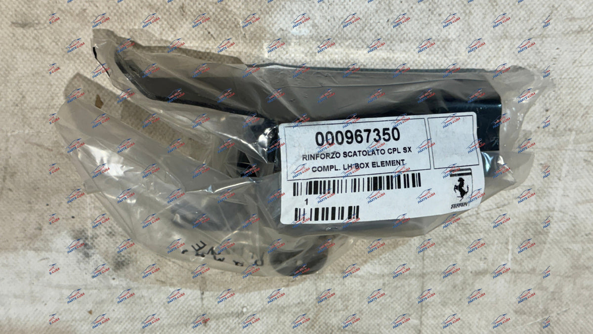 Ferrari F8 Tributo Spider Compl LH Box element reinforcement OEM Part number: 967350 - Bracket
