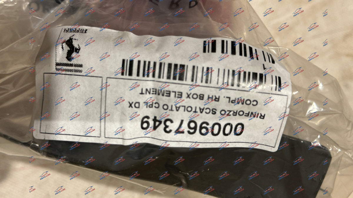 Ferrari F8 Tributo Spider Compl RH Box element reinforcement OEM Part number: 967349 - Bracket