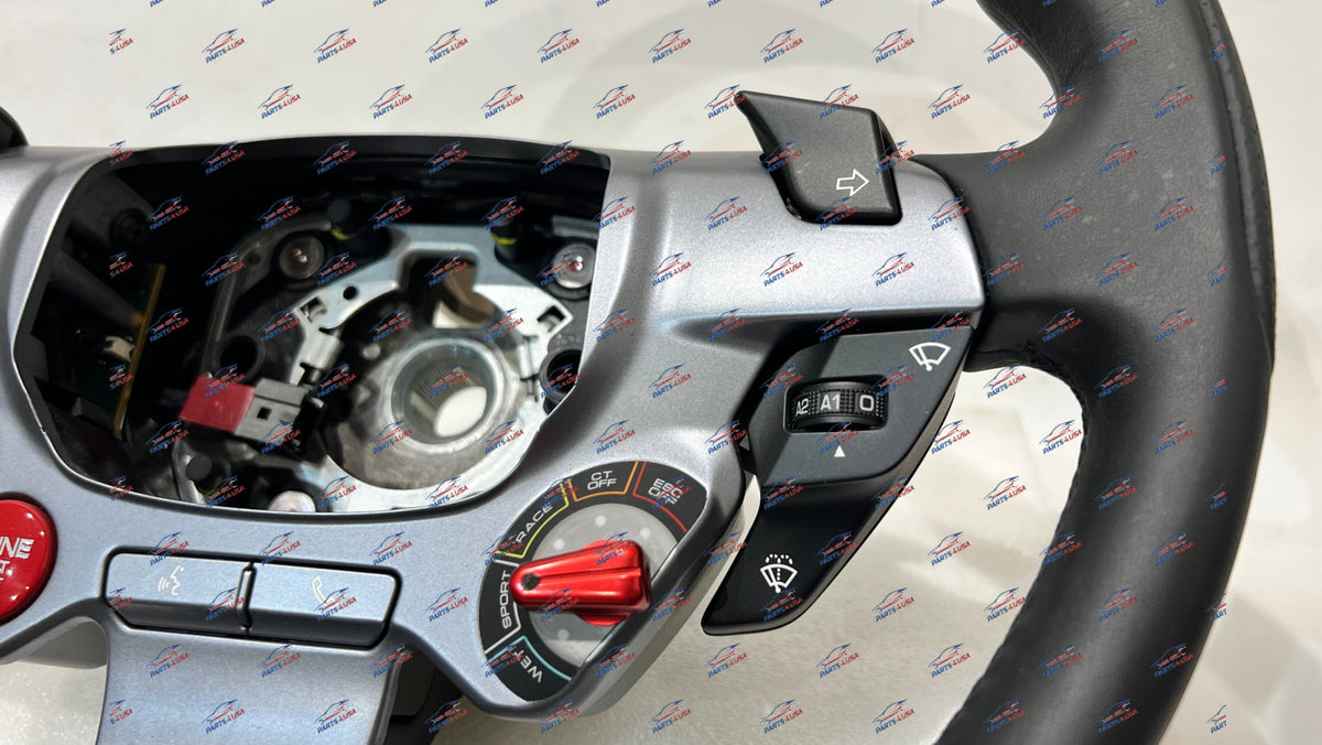 Ferrari F8 Tributo Steering Wheel Leather Oem Part Number: 860656