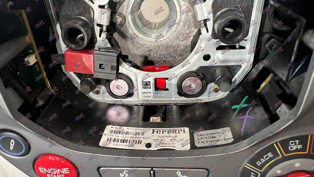 Ferrari F8 Tributo Steering Wheel Leather Oem Part Number: 860656