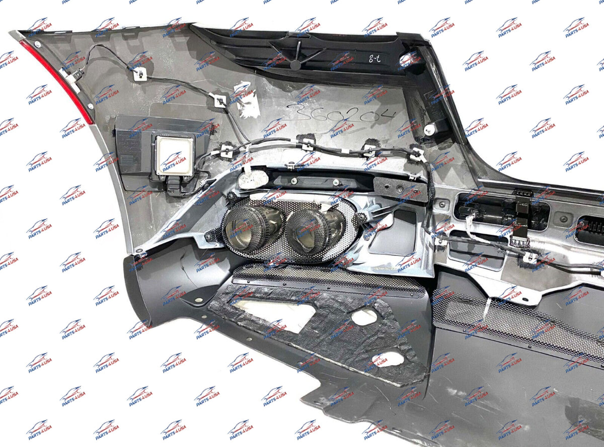 Ferrari Roma Rear Bumper Complete With Gold Tips Part Number: 985832325