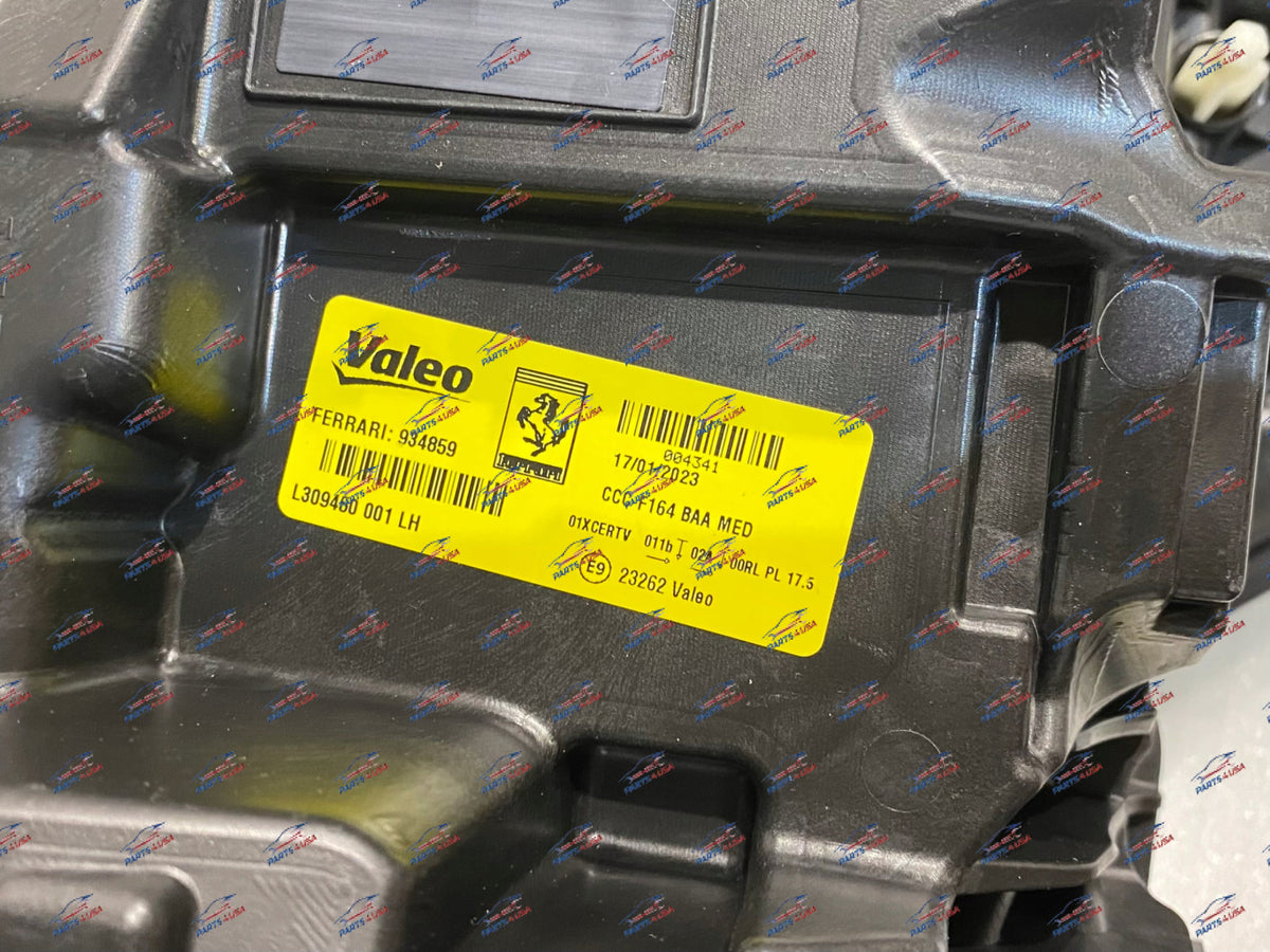 Ferrari Rome LH Headlight US Spec OEM Part number: 934859 - Headlight