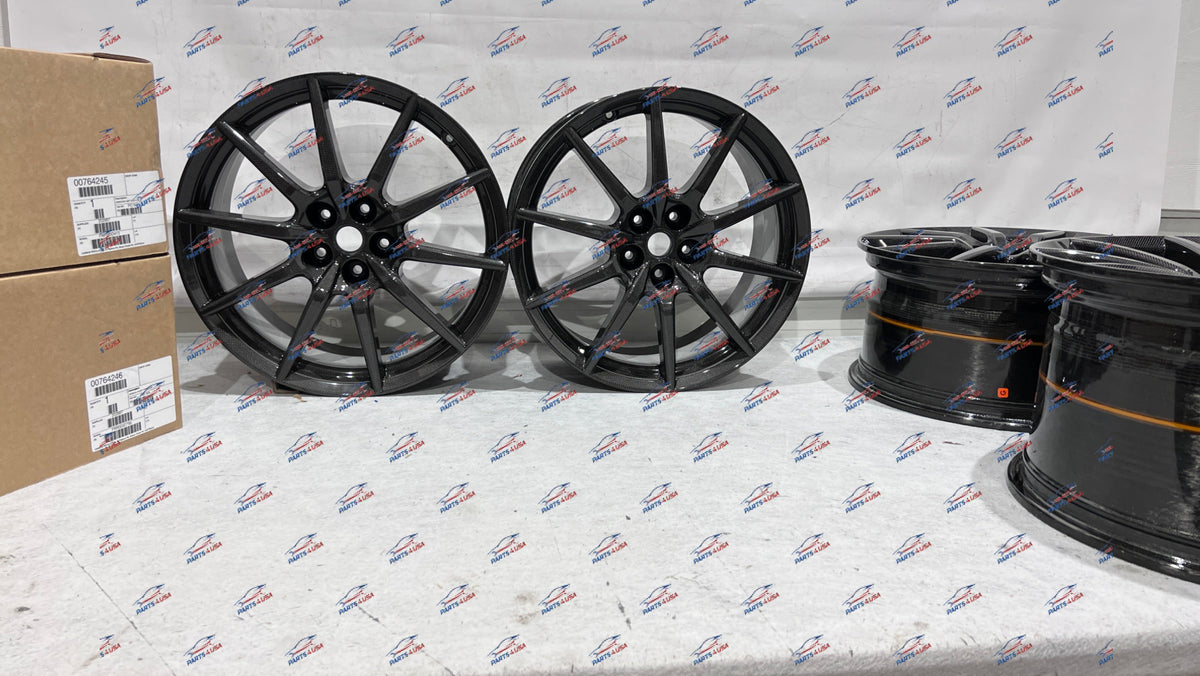 Ferrari Sf90 Stradale Carbon Fiber Wheels Set Part Number: 764246 764245
