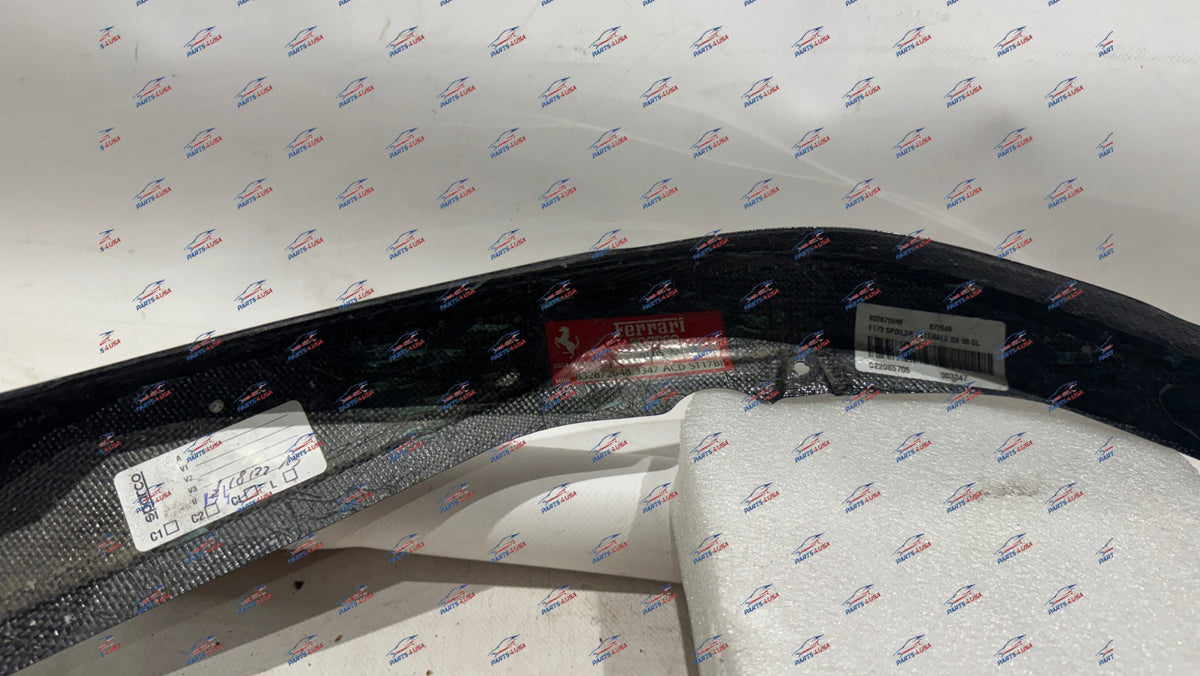 Ferrari SF90 Stradale Latteral Spoiler RH Carbon OEM Part number: 872648 - Carbon fiber front lip
