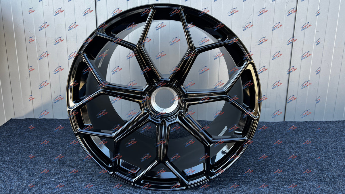 Lamborghini Aventador SVj Wheel glossy black OEM part number: 470601017BH 470601017BJ - Wheels