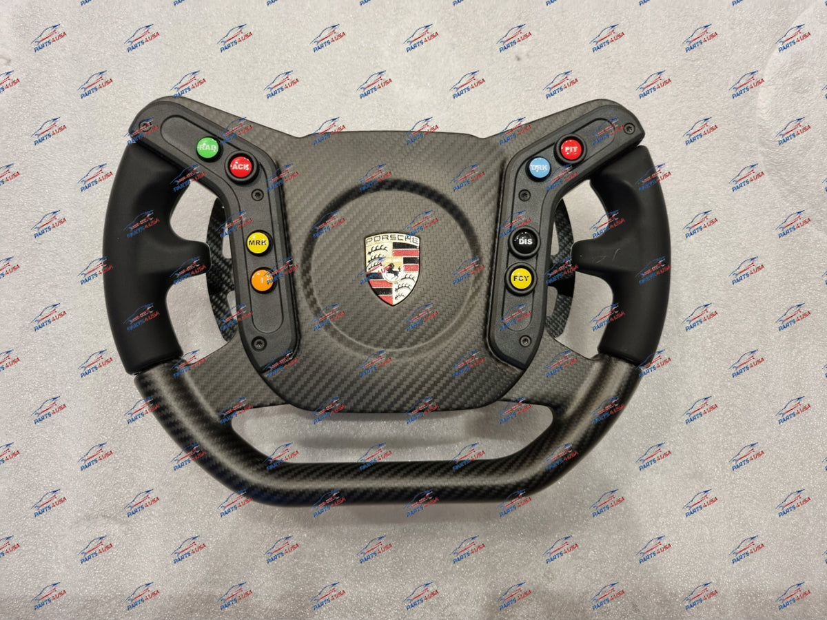 Porsche 935 982 718 GT4 Carbon steering wheel DSG OEM Part number: 9F2419089D - Carbon Steering wheel