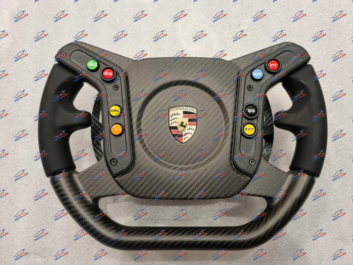 Porsche 935 982 718 GT4 Carbon steering wheel DSG OEM Part number: 9F2419089D - Carbon Steering wheel