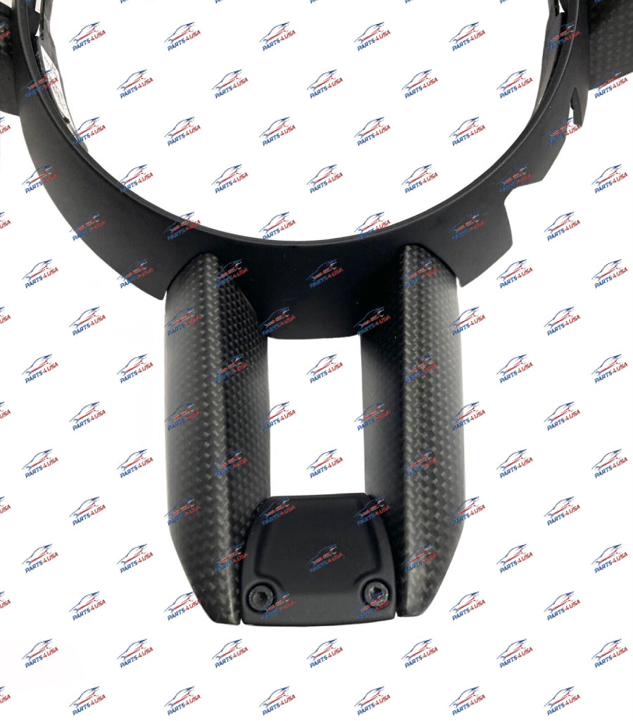 Porsche 992 CARBON steering wheel cover OEM Part number: 62938380B - Carbon fiber cover