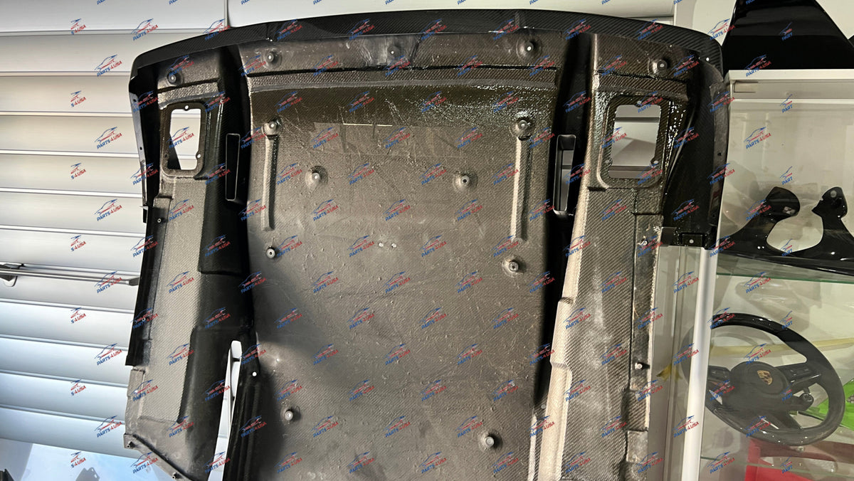 Porsche Carrera GT Rear Diffuser Carbon fiber OEM Part number: 98050443502 - Carbon fiber rear diffuser