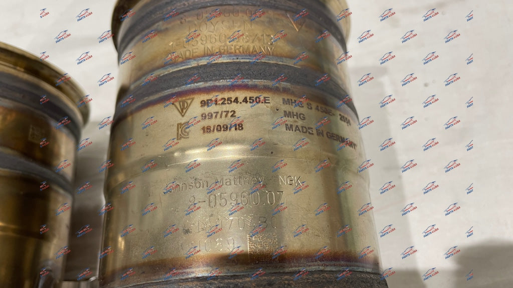 Porsche Gt2Rs Catalytic Converter Downpipe Exhaust Part Number: 9P1254450E