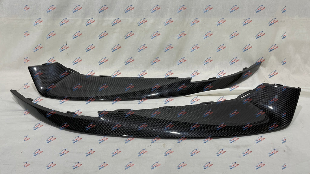 Porsche Taycan Front Lip L + R Carbon Fiber Part Number: 9J1807820B
