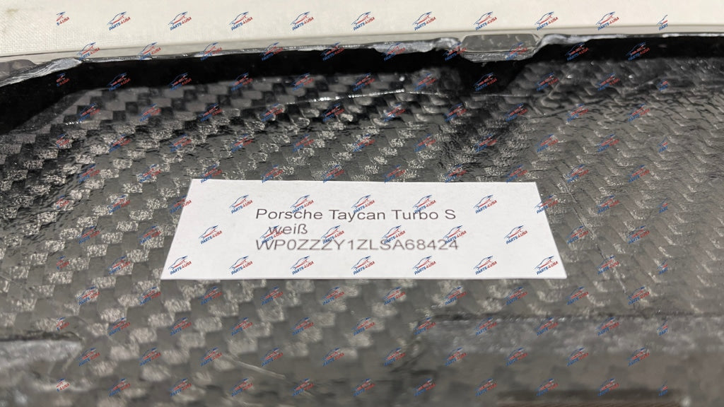 Porsche Taycan Front Lip L + R Carbon Fiber Part Number: 9J1807820B